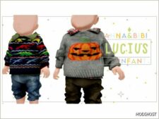 Sims 4 Kid Clothes Mod: Lucius Infant Anna&Bibi (Featured)