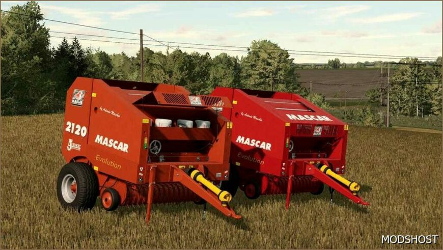 FS22 Baler Mod: Mascar 2120 Evolution V1.0.0.1 (Featured)