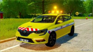 FS22 Renault Car Mod: Megane IV Estate EGA Security (Image #2)