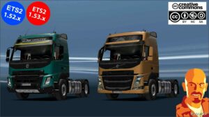 ETS2 Volvo Truck Mod: FM & FMX V2.2 1.52/1.53 (Image #3)