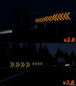 ETS2 Mod: Dangerous Turn Lights V2.8 (Image #3)