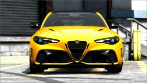 GTA 5 Alfa Romeo Vehicle Mod: Giulia Gtam Add-On V1.1 (Featured)