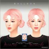 Sims 4 Female Mod: Mmsims Hair Balloon (Featured)