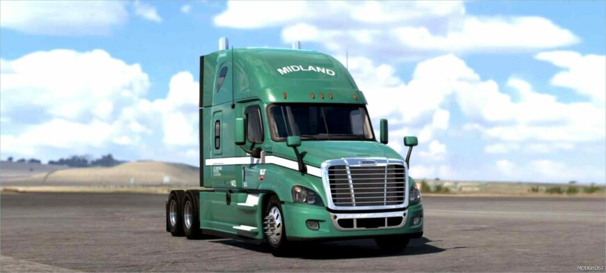 ATS Truck Mod: Freightshaker Cascadia 125 V2.7.2 1.52 (Featured)