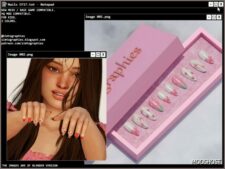 Sims 4 Female Accessory Mod: Nails CF17 (Featured)