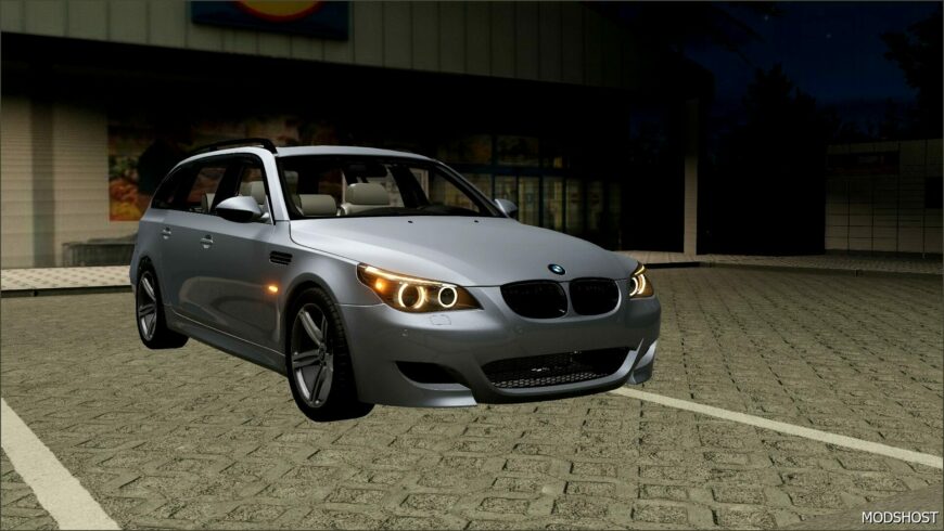 BeamNG BMW Car Mod: 5-Series/M5 E61 Touring 0.33 (Featured)