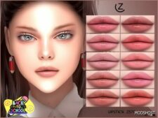 Sims 4 Lipstick Makeup Mod: Zenx – Lipstick Z579 (Featured)