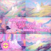 Sims 4 Mod: Pastel Ghost Loading Screens (Featured)