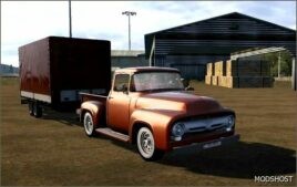 ETS2 Ford Car Mod: Caminhonete Ford F-100 1956 1.53 (Featured)