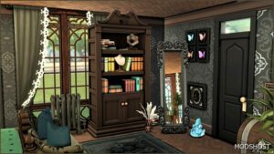 Sims 4 Object Mod: Black Beauty 🖤 Bedroom (Image #5)