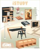 Sims 4 Object Mod: Istudy by Thecluttercat (Featured)