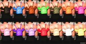 GTA 5 Player Mod: Doom Daze Mini Backpack for MP Female (Image #3)