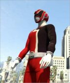 GTA 5 Player Mod: Power Rangers SPD Add-On PED (Image #2)