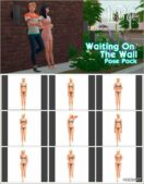 Sims 4 Male Sim Mod: Waiting on The Wall – Pose Pack (Featured)