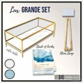 Sims 4 Object Mod: LUX Grande Living SET (Featured)