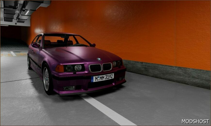 BeamNG BMW Car Mod: M3 E36 0.32x 0.32 (Featured)