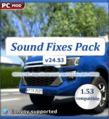 ETS2 Mod: Sound Fixes Pack V24.53 for 1.53 Open Beta Only (Featured)