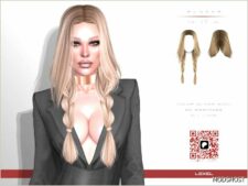 Sims 4 Female Mod: Alyona – Hairstyle (Image #2)