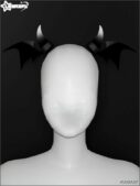 Sims 4 Female Accessory Mod: Halloween 2024 – Devil Horns (Featured)