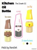 Sims 4 Object Mod: Linefriends Kitchen Condiment SET Part II (Featured)