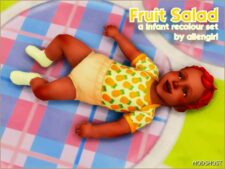 Sims 4 Female Clothes Mod: Fruit Salad (Image #11)