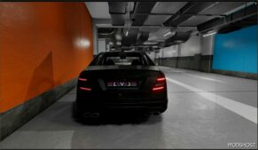 BeamNG Mercedes-Benz Car Mod: Mercedes Benz C63 W204 0.32x 0.32 (Image #2)