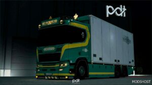 ETS2 Scania Truck Mod: R650 LEO Robertz Kg+Trailer 1.52 (Image #3)