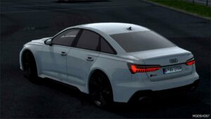 ETS2 Audi Car Mod: RS6 Sedan C8 2023 V1.3 (Image #2)