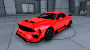 GTA 5 Dodge Vehicle Mod: 2018 Dodge Challenger SRT Demon Hycade Widebody (Image #2)