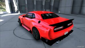 GTA 5 Dodge Vehicle Mod: 2018 Dodge Challenger SRT Demon Hycade Widebody (Image #4)