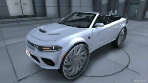 GTA 5 Dodge Vehicle Mod: 2021 Dodge Charger Drop TOP Hellcat Daytona (Featured)