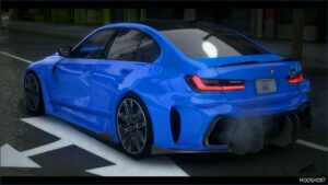 GTA 5 BMW Vehicle Mod: 2021 BMW M3 G80C Hycade Widebody (Image #3)