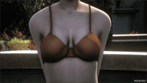 GTA 5 Player Mod: Classic Thin-Strap BRA for MP Female (Image #3)