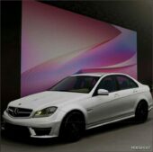 BeamNG Mercedes-Benz Car Mod: Mercedes Benz C63 0.33x 0.33 (Featured)