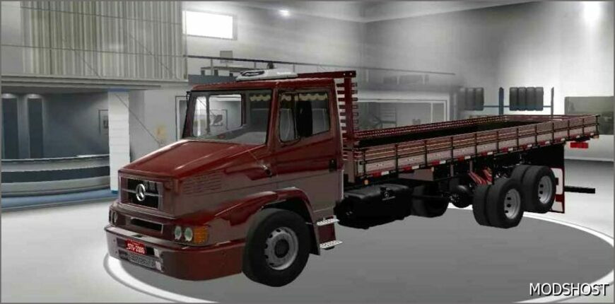 ETS2 Mercedes-Benz Truck Mod: Mercedes Benz 1620 E Atron 2324 COM Carroceria E BAU V4.0 (Featured)