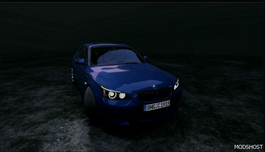 BeamNG BMW Car Mod: M5 E60 v10 0.32 (Featured)