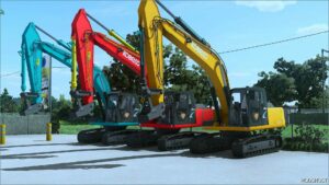 FS22 Forklift Mod: Kobelco SK 210 (Image #2)