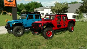 FS22 Car Mod: 2022 Jeep Gladiator Rubicon V1.1 (Image #4)