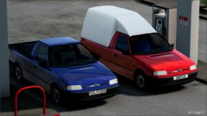 BeamNG Pickup Car Mod: Škoda Felicia Pickup 0.33 (Image #6)