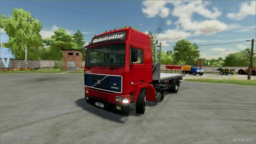 FS22 Volvo Truck Mod: F16 Flatform (Featured)