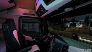 ETS2 Mercedes-Benz Interior Mod: Actros plus NEW Actros MP4 Cabin Overhaul 1.52 (Image #2)