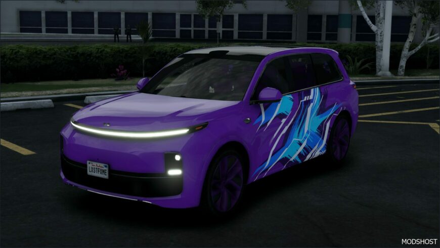 GTA 5 Vehicle Mod: 2024 Lixiang L9 Add-On | Plates | Extras | Livery | Template (Featured)