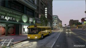 GTA 5 Vehicle Mod: Thomas Saf-T-Liner MVP School Bus Addon ELS Support (Image #6)