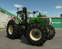 FS25 Fendt Tractor Mod: Vario 700 Wide Tires + Choice of RIM Color (Featured)