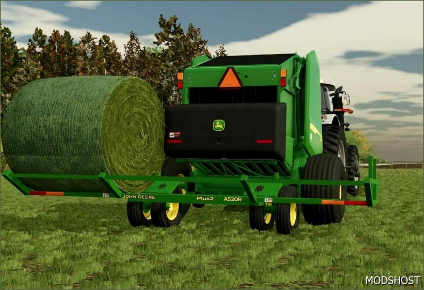 FS22 John Deere Baler Mod: 561R + A520R Accumulator Revamped (Featured)