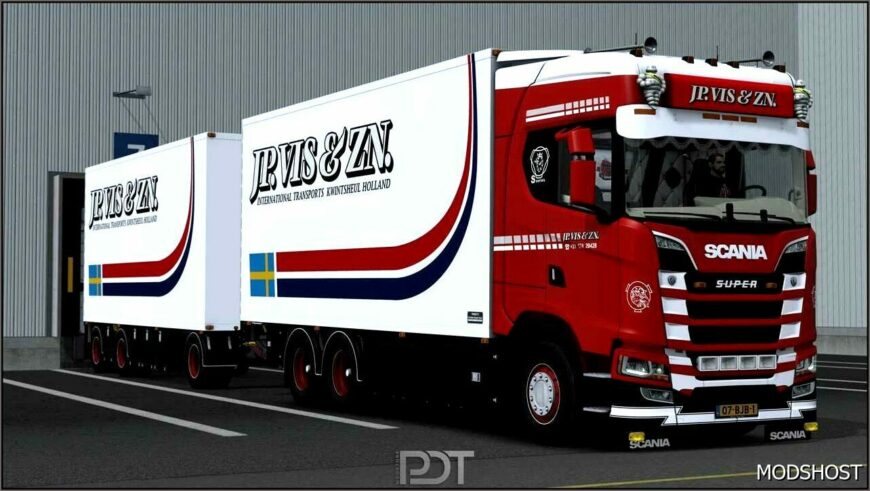 ETS2 Scania Truck Mod: S520 Jp.vis&Zn Itkh + Trailer V13 1.52 (Featured)