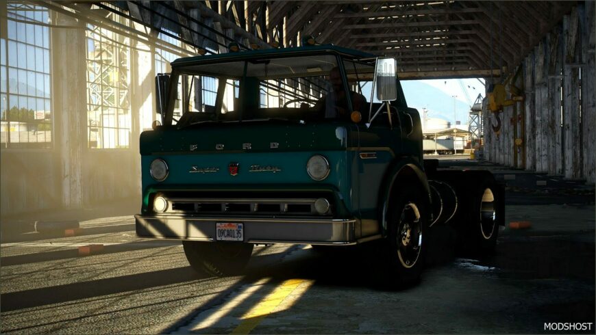 GTA 5 Ford Vehicle Mod: 1972 Ford C-600 Add-On | Extras | Vehfuncs V | Lods | Template (Featured)