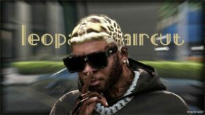 GTA 5 Player Mod: Leopard Haircut for Franklin (Featured)