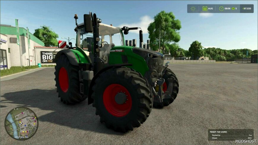 FS25 Fendt Medium Mod: 728 GEN 7 Color Selection (Featured)