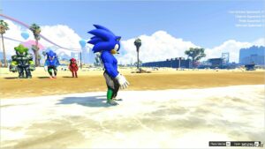 GTA 5 Player Mod: Sonic Rizz Evolution (Image #4)